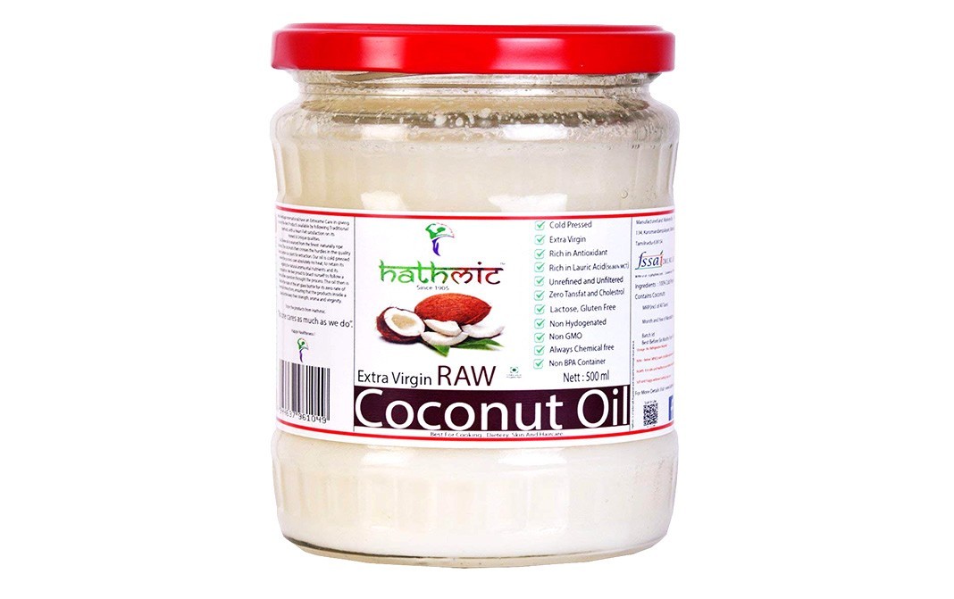 Hathmic Coconut Oil    Jar  500 millilitre